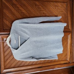 Women's Gap V Neck Gray Sweater